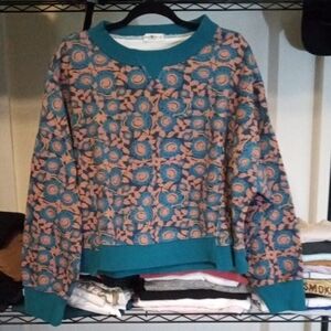 NATURAL LIFE Teal Knit Top Size Medium